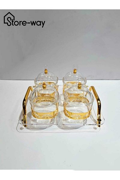 Storeway 5 Piece Acrylic Treat Set