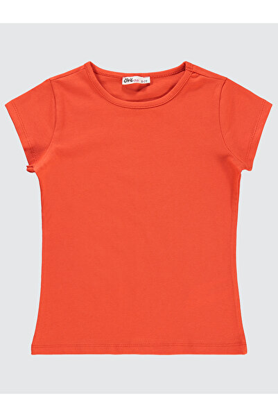 Civil Girls Μπλουζάκι για κορίτσια 10-13 ετών Σκούρο Πορτοκαλί