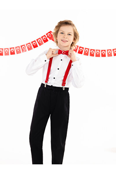 Civil Boys قميص للأولاد من عمر 6 إلى 9 سنوات باللون الأبيض