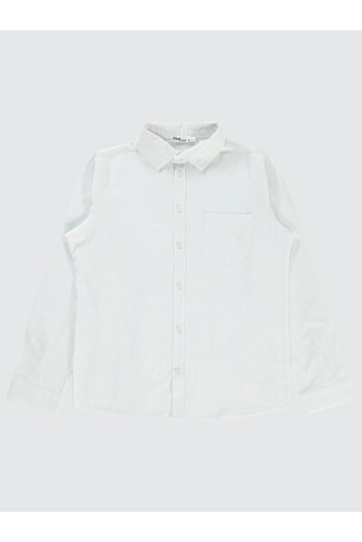 Civil Boys قميص للأولاد 10-13 سنة أبيض