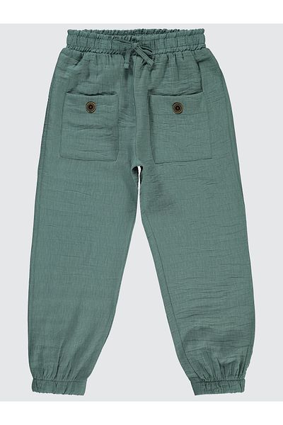 Civil Girls Girl's Trousers 10-13 Years Water Green