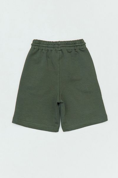 Fulla Moda Αγορικό σορτς με ελαστική μέση με στάμπα Los Angeles