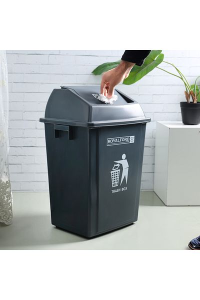 ROYALFORD 40L Dustbin- RF12399| Pedal Bin for Waste Disposal