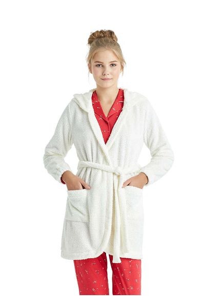Blackspade Women's Ecru Dressing Gown 50863