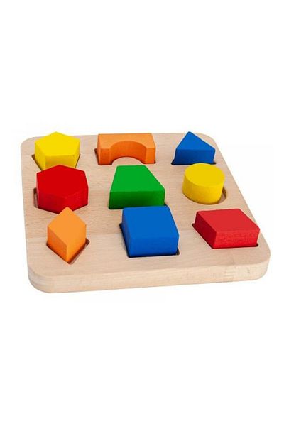 Play Wood Ony-389 Playwood Wooden Educational Bultak Shapes