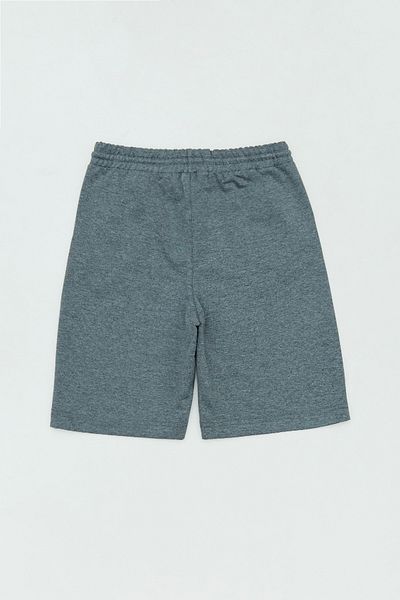 Fulla Moda Stay Strong Text Printed Boy's Shorts με ελαστική μέση