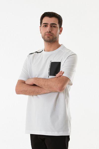 Fulla Moda Μπλουζάκι με στάμπα με λαιμόκοψη
