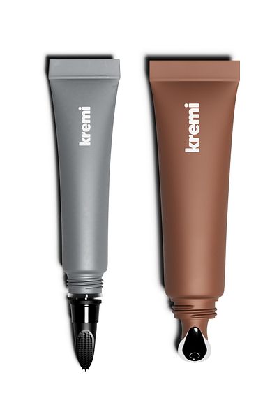 Kremi Peptide and Ceramide Lip Balm with Metal Tips - Coffee Revitalizing, Repairing Lip Mask with Peeling Effect