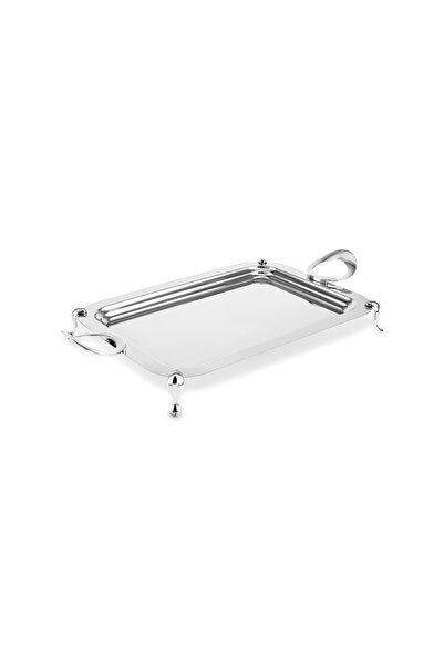 Karaca 40 cm Rectangular Steel Tray Table