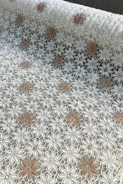 Pimula home PVC неперфориран прозрачно долно покритие с дантела - Daisy_1009-a