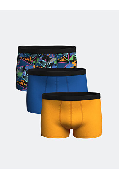 LC Waikiki Boxeri pentru bărbați din bumbac cu model standard de sezon nou, 3...