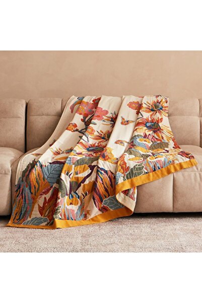 COOYA Boho Throw Blanket, Ultra Soft Bed Throw Large, All Season Blanket for Sofa Couch Chair