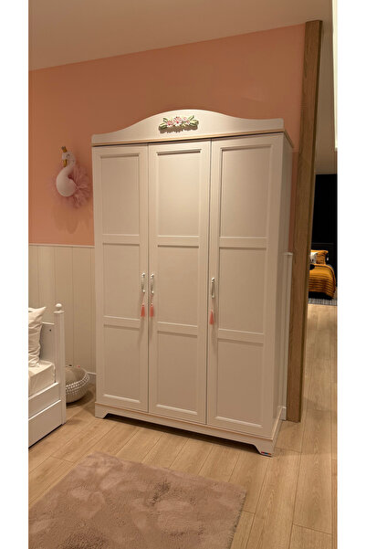 Almila Bianca 3 Kapaklı Dolap