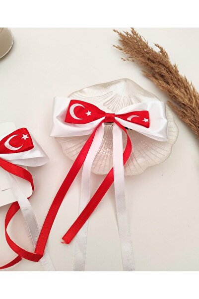 REBORN DESIGN Moon Star Printed Satin Fabric Ribbon Hanging Bow Model Automat...