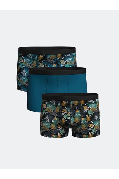 LC Waikiki Standard Fit Cotton Flexible Ανδρικό Boxer 3 τεμαχίων