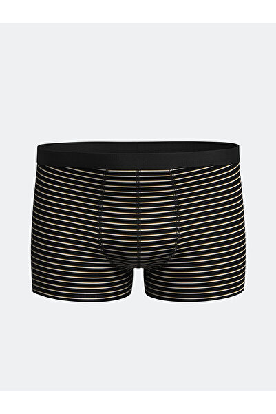 LC Waikiki Siyah Standart Kalıp Pamuklu Esnek Erkek Boxer 5'li