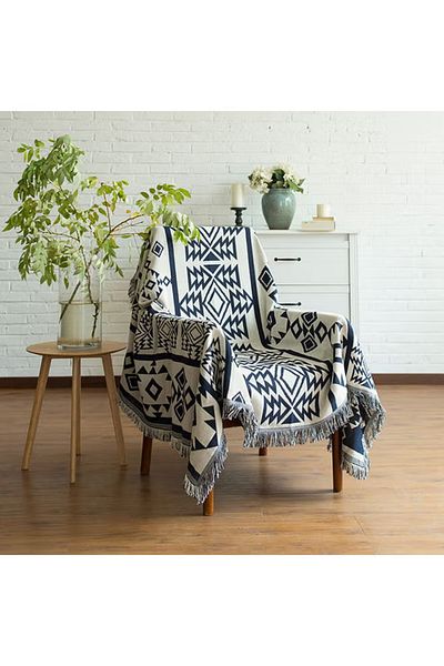 COOYA Multifunction Throw Blanket Sofa Cover Full Dust Cover Cushion Slipcover Multicolored 90x90cm