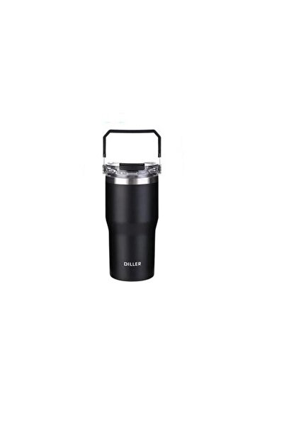 DILLER Vagonli̇fe Languages with Steel Straw / Without Straw Use with Handle ...