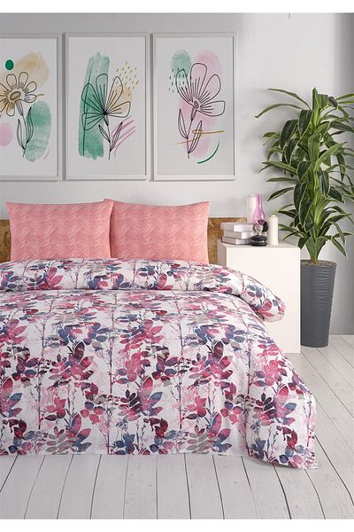 Evim Soren Sign Team 200X230Cm Dark Pink & Blue