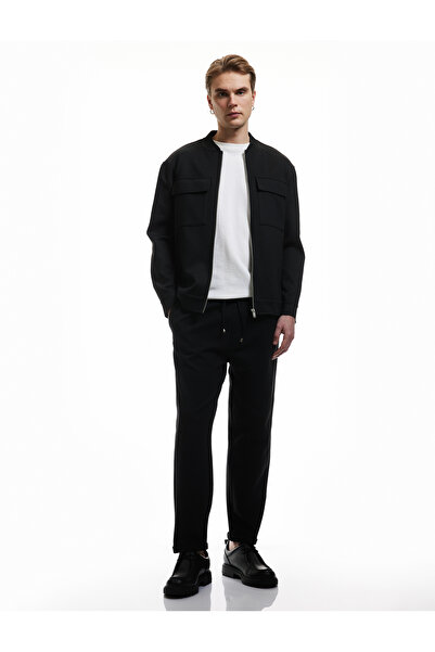 Koton Φούτερ με λεπτομέρεια ραφής, βαμβακερό μείγμα, με κορδόνια στη μέση