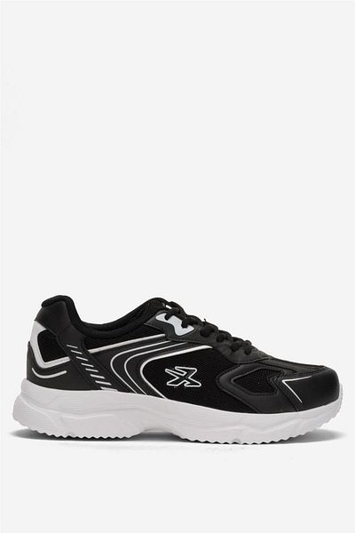 Liger Unisex Μαύρα Λευκά Αδιάβροχα Αθλητικά Παπούτσια