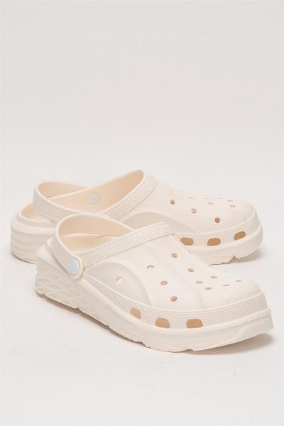Liger Cream Colored Men's Eva Comfortable Slippers