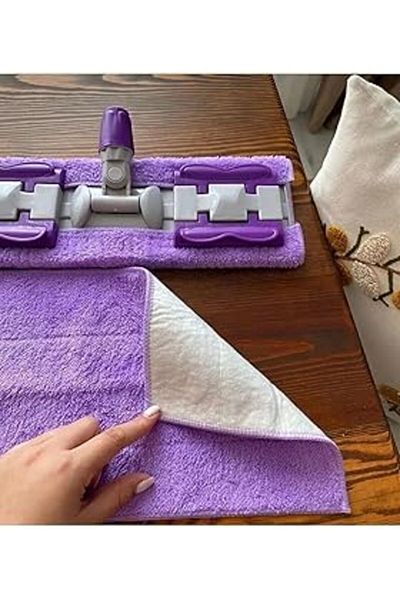 Cetking Πανί αντικατάστασης σφουγγαρίστρας Safestore Purple Color Latch, 2 τεμάχια