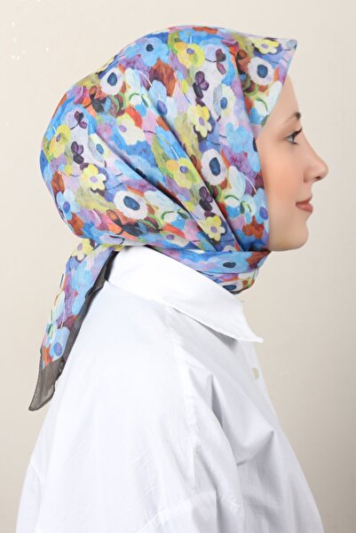 Eşarppark Lux Soft Pamuklu Eşarp 4040-240 Haki