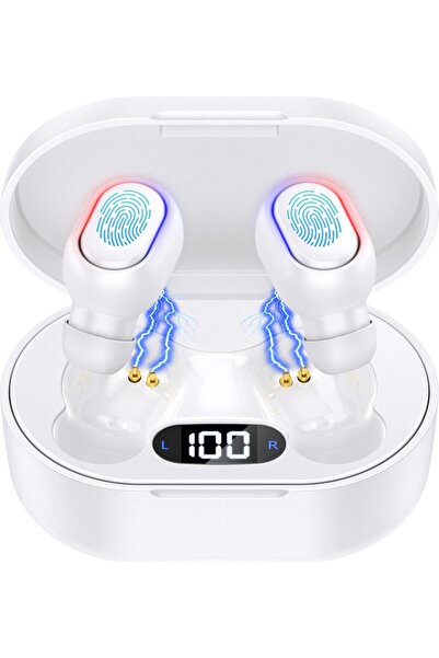 AUT114 Tws Bluetooth Kulaklık A8S - Ekran Göstergeli Kablosuz Ios ve Android Uyumlu