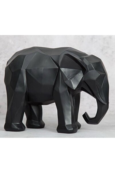 jeane home decor Dev Boy Kübik Geometrik Fil Hediyelik Dekoratif