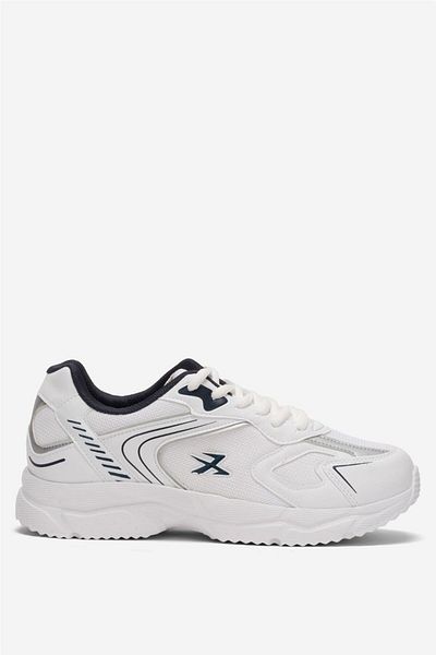 Liger Unisex Navy Blue and White Water Repellent Sneakers