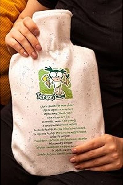 Hepta Collection Giftsepeti Gift for Libra Zodiac Signs Hot Water Bag with Humorous Comments - Design Termofor - El Foot