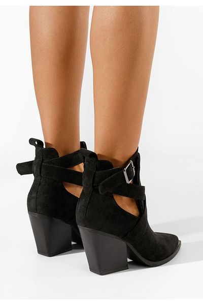 B T Shoes Rayana black autumn ankle boots