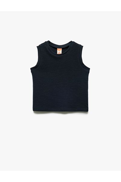 Koton Cotton Crew Neck Basic Tank Top