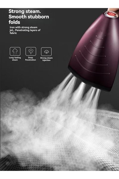 COOYA Portable Steam Iron,1640W Handheld,for Clothes,with Strong Penetrating 260ml