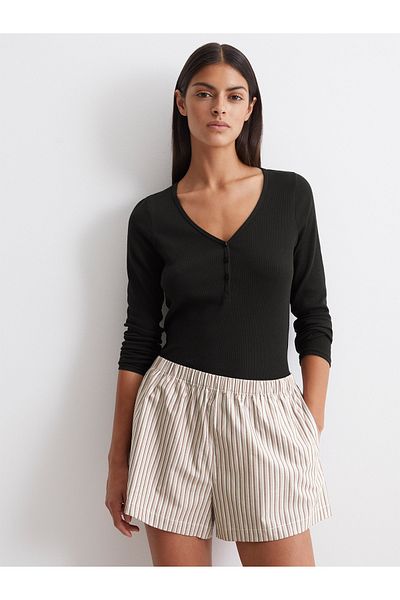 Marc O'Polo Schlafanzug Mix & Match Cotton Damen Frauen