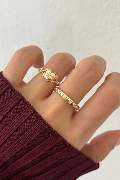 Lavian Accessories Tesoro 2’li Yüzük (AYARLANABİLİR)