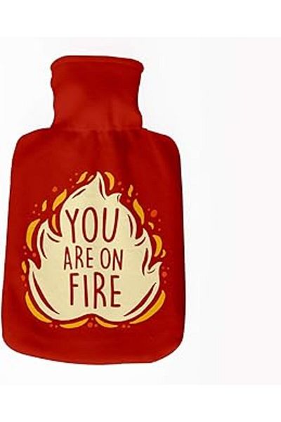 Hepta Collection Giftsepeti Gift for Girlfriend Humorous Hot Water Bag - Thermofor with Design Cover - Hand Foot Warmer