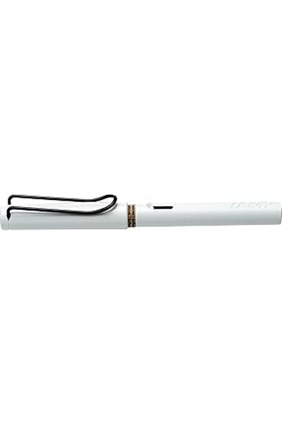 Mu Art Lamy Safari Fountain Pen Black Color Clip Ef Nib White