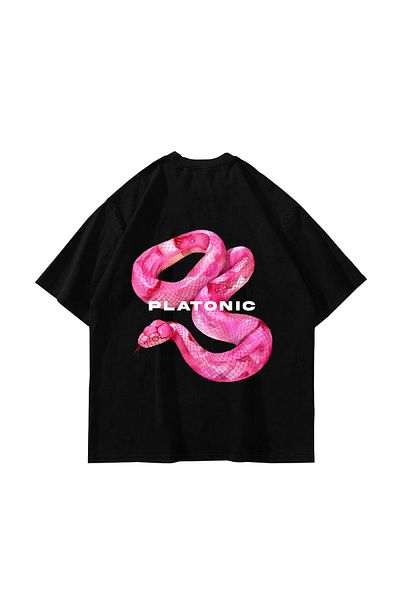 Sekizbiraltı Unisex černé tričko s platonským potiskem