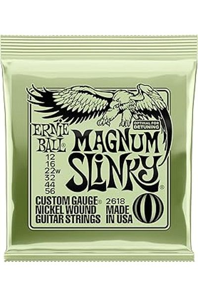 ebadi Ernie Ball Magnum Slinky Nickel Wound电吉他弦 12-56 号