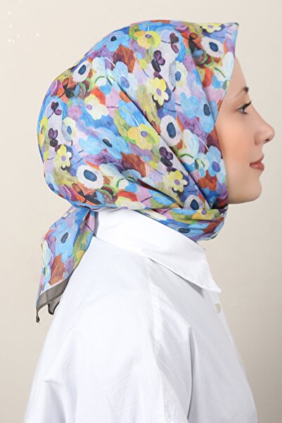 Eşarppark Lux Soft Pamuklu Eşarp 4040-242 Haki