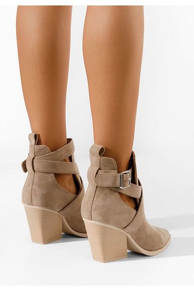 B T Shoes Botine de toamna Rayana kaki