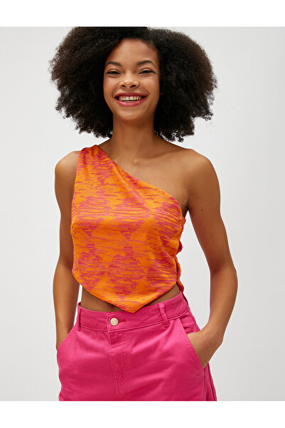 Koton Crop Atlete Un singur umăr Croială asimetrică