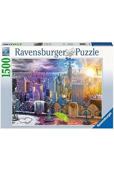RAVENSBURGER 160082   Puzzle - 1000 Pieces, 1996 Collection Custom Golden Gate Bridge, Multicolor