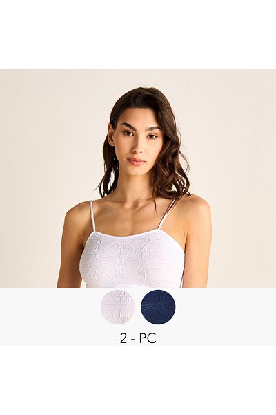 FAV Set of 2 - Textured Bralettes