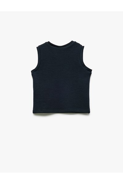 Koton Cotton Crew Neck Basic Tank Top