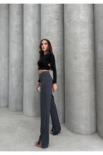 RESSHO Gri Scuba Pantolon