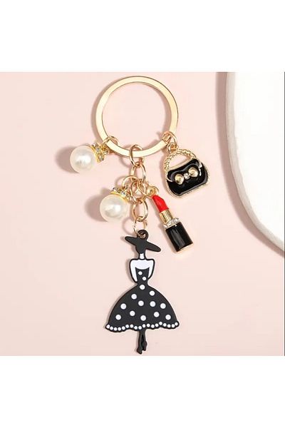 Halımax Stylish Women's Lipstick and Gift Bag, Car Ornament Charm