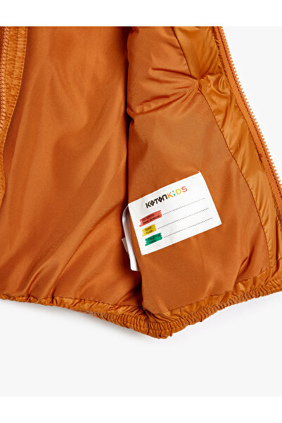 Koton Stand Collar Puffer Vest with Zippered Pockets